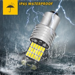 Car light bulb - waterproof - LED - DRL - P21W 1156 BA15S - 12V DC - 2 pieces