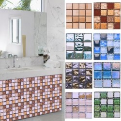 Mosaic style wall sticker - waterproof self adhesive tiles - 10 * 10 cm - 10 pieces