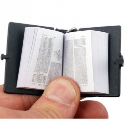 Mini livre de la Sainte Bible - porte-clés