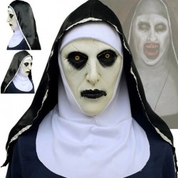 Scary nun - latex mask - Halloween - masqueradesMasks