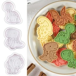 Cookie cutter mold - dinosaurs shaped - 4 pieces