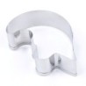 Cookie cutter mold - heart shaped puzzle - stainless steel - 2 piecesBakeware