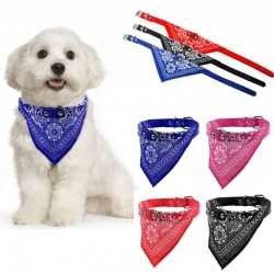 Adjustable collar with scarf - for dogs / cats / petsAnimals & Pets