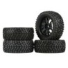 Wheel tires - 75mm - upgraded version - for Wltoys 144001 MN99S MN90 MN86 RC cars - 4 pieces