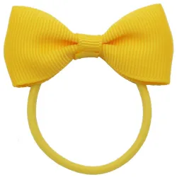 Hair elastics - with ribbon bow - 50 piecesHair clips
