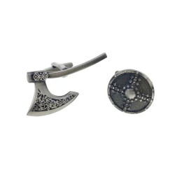 Vintage cufflinks - viking axe / shieldCufflinks