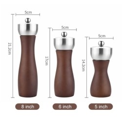 Wooden pepper / salt grinder - adjustable coarsenessMills - Grinders