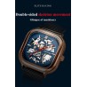Skeleton Design - Black Technology - automatic men's watch - waterproofWatches