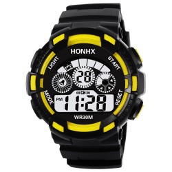 HONHX - orologio digitale militare da uomo - LED - impermeabile