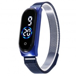 Montre femme élégante - écran tactile - numérique - LED - avec boucle magnétique