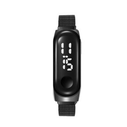 Montre femme élégante - écran tactile - numérique - LED - avec boucle magnétique