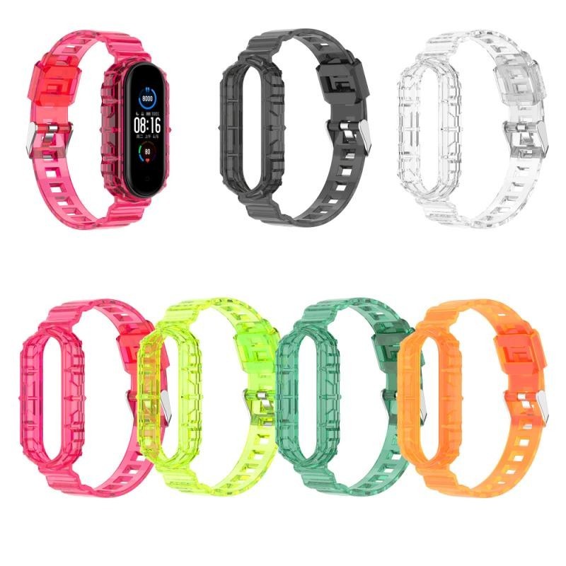 Transparent silicone strap - for Xiaomi Mi Band 5 / 6 / 6 NFC