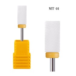 Replaceable rotary heads - bits - for electric nail drill - ceramic tungsten carbide - manicure / pedicureNail drills