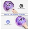 Professional nail dryer - UV lamp - 78W - 39 LED - LCD display - aurora designNail dryers