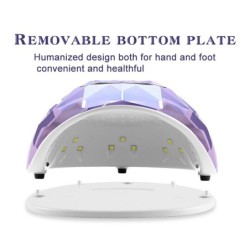 Professional nail dryer - UV lamp - 78W - 39 LED - LCD display - aurora designNail dryers