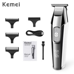 Kemei - professional hair trimmer - cordless - with digital LED displayHair trimmers