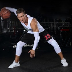 Protective knee / elbow pads - compression sleeve - with honeycomb foam - fitness - sportsSport & Outdoor