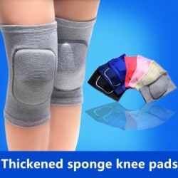 Ginocchiere protettive - spugna ispessita - per adulti/bambini - palestra - fitness - sport - 2 pezzi