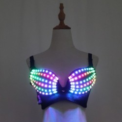 Soutien-gorge lumineux LED - tenue de soirée sexy - mascarades / Halloween