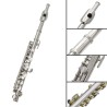 Flauto professionale - piccolo - chiave C - cupro nichel - con custodia
