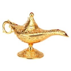 Lampada magica tradizionale di Aladino vuota - Ornamento vintage