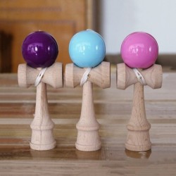 Giocattoli Kendama in legno - palla da giocoliere - antistress / giocattolo educativo - per adulti / bambini - 12 cm