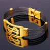 US Dollar pattern bracelet - 316L stainless steelBracelets
