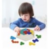 Puzzle tangram en bois - blocs de puzzle - jouet éducatif