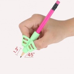 Porte-crayon/stylo - poignée d'aide en silicone - correction de la posture des doigts - 10 pièces