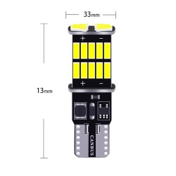 RXZ 12V - w5w - 6000K T10 - canbus - 26 SMD LED - car light - bulbT10
