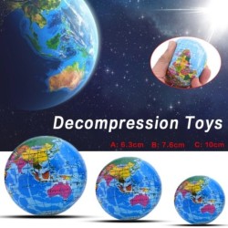 Palla di spugna divertente - giocattolo di decompressione - mappa del mondo