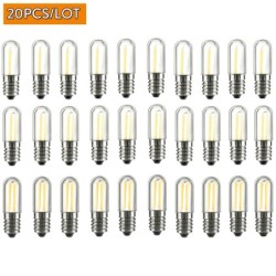 Mini lampadina LED - dimmerabile - per frigorifero/freezer/macchina da cucire - E12 / E14 - 1W / 2W / 4W - 20 pezzi
