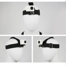 Adjustable elastic head belt - camera mount holder - for GoProMounts