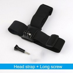 Adjustable elastic head belt - camera mount holder - for GoProMounts