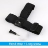 Adjustable elastic head belt - camera mount holder - for GoProMounts