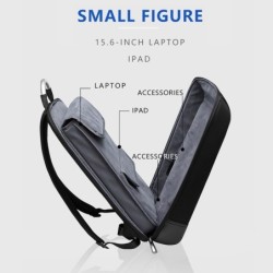 Elegant laptop backpack - extra thin - waterproof - with USB charging portBackpacks