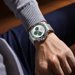 CRRJU - montre à quartz à la mode - étanche - acier inoxydable
