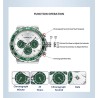 CRRJU - montre à quartz à la mode - étanche - acier inoxydable