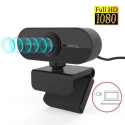 Web camera Full HD - con microfono - orientabile - USB