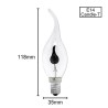 Lampadina LED - lume di candela tremolante - E14 / E27 - 3W - 220V - 10 pezzi