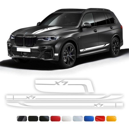 Strisce laterali grafiche - adesivo in vinile per auto - per BMW X7