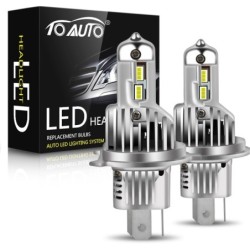 Lampadina LED per auto / moto - 6000K - Chip CSP - H1 / H3 / H7 / H11 / H4/9003/HB2 Hi/Lo / 9006/HB4 - 2 pezzi