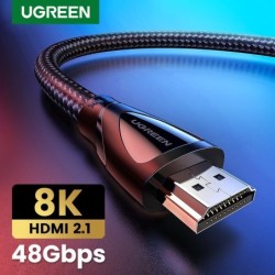 Ugreen - Cavo HDMI 2.1 - 8K/60Hz / 4K/120Hz - 48Gbps - HDR10 / HDCP2.2