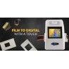 Scanner de film négatif - haute résolution - 8 diapositives - convertisseur de film numérique - LCD 2,4"
