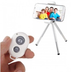 Obturateur de caméra télécommandé Bluetooth pour smartphones IOS et Android