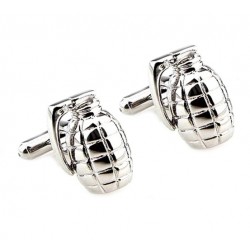 Boutons de manchette grenade à main