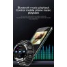 LIGE - montre intelligente de luxe - écran tactile plein cercle - Bluetooth - tension artérielle - étanche