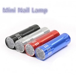 Lampada multifunzione mini UV Led luce - asciuga unghie - rilevatore di denaro falso - torcia