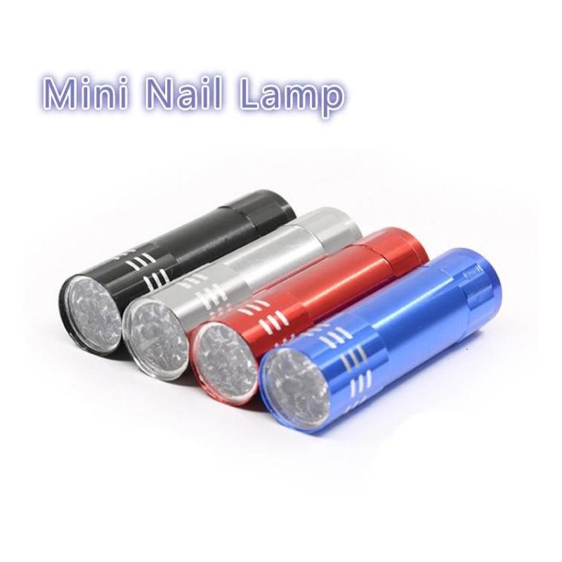 Mini lampe LED UV multifonction - sèche-ongles - détecteur de faux billets - torche