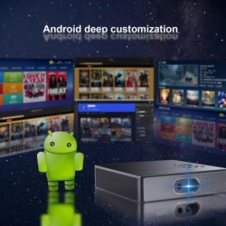 WZATCO S5 - mini projecteur 3D DLP - 4K - 5G - WIFI - Smart Android 9 - full HD - 1080P
